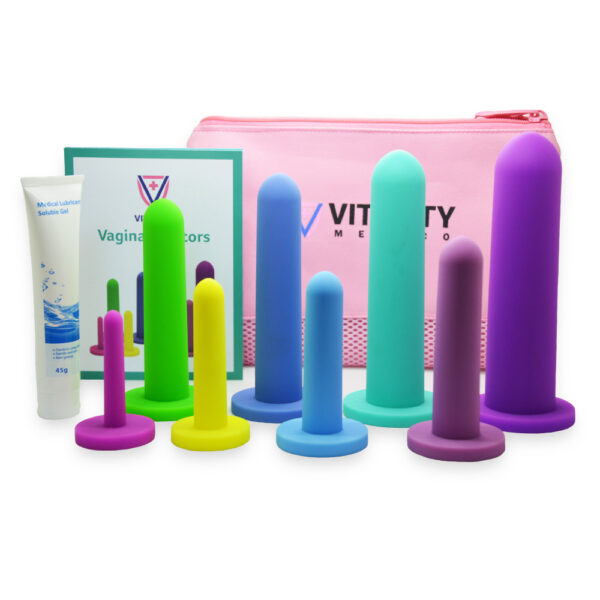 Softilate® Premium Silicone Vaginal Dilator Set 8 Sizes