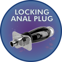 300 x 300 Locking Anal Plug